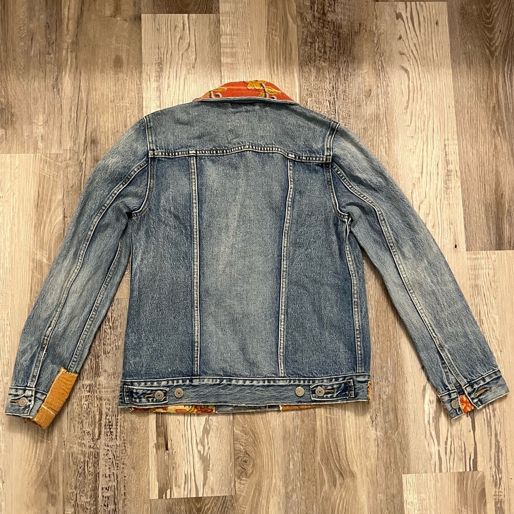Levi’s Patchwork Denim Jacket Womens Small - image 2